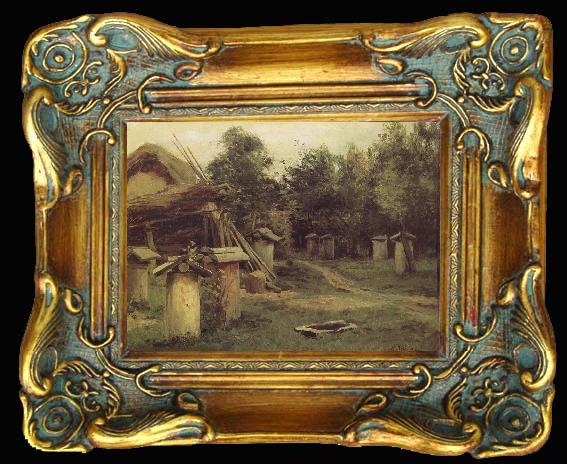 framed  Levitan, Isaak Bees state, Ta013-2